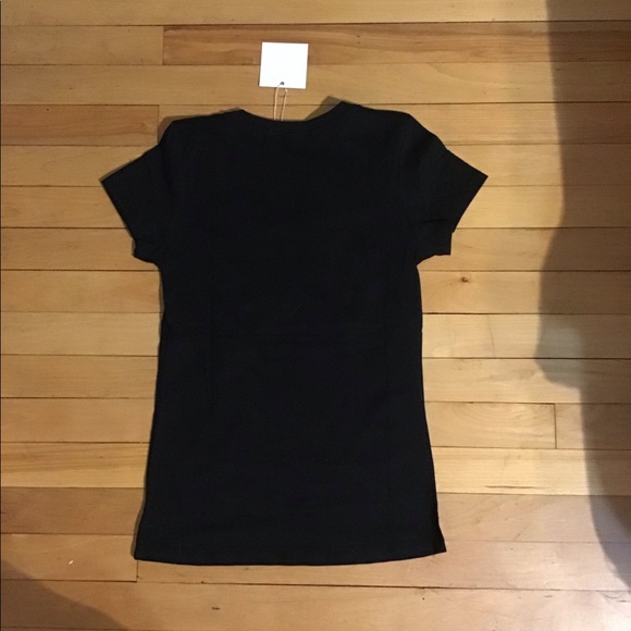 Black fitted short sleeve t shirt - Picture 2 of 2